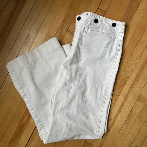 Ralph Lauren Denim - Ralph Lauren Vintage 90s White Sailor Jeans